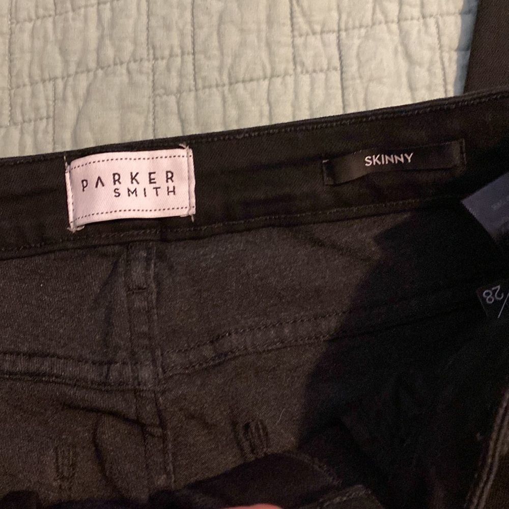 𝅺PARKER Smith Black Skinny Jeans High Waist Women’s Size 6/28 - Picture 3 of 11